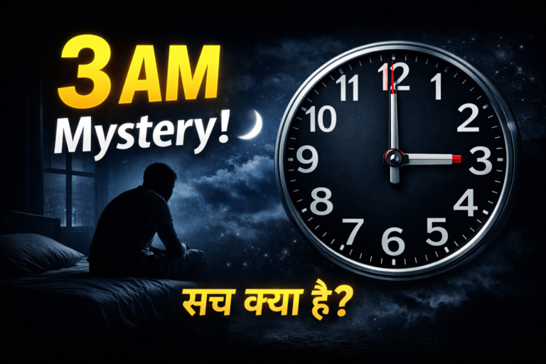 रात में 3 बजे नींद क्यों खुलती है? जानिए असली कारण (Science + सच)