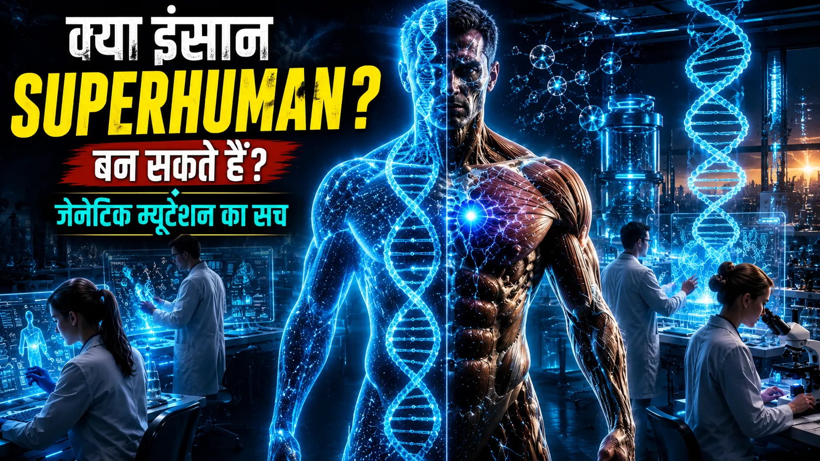 जेनेटिक म्यूटेशन, CRISPR तकनीक और भविष्य के सुपरह्यूमन इंसानों की वैज्ञानिक अवधारणा