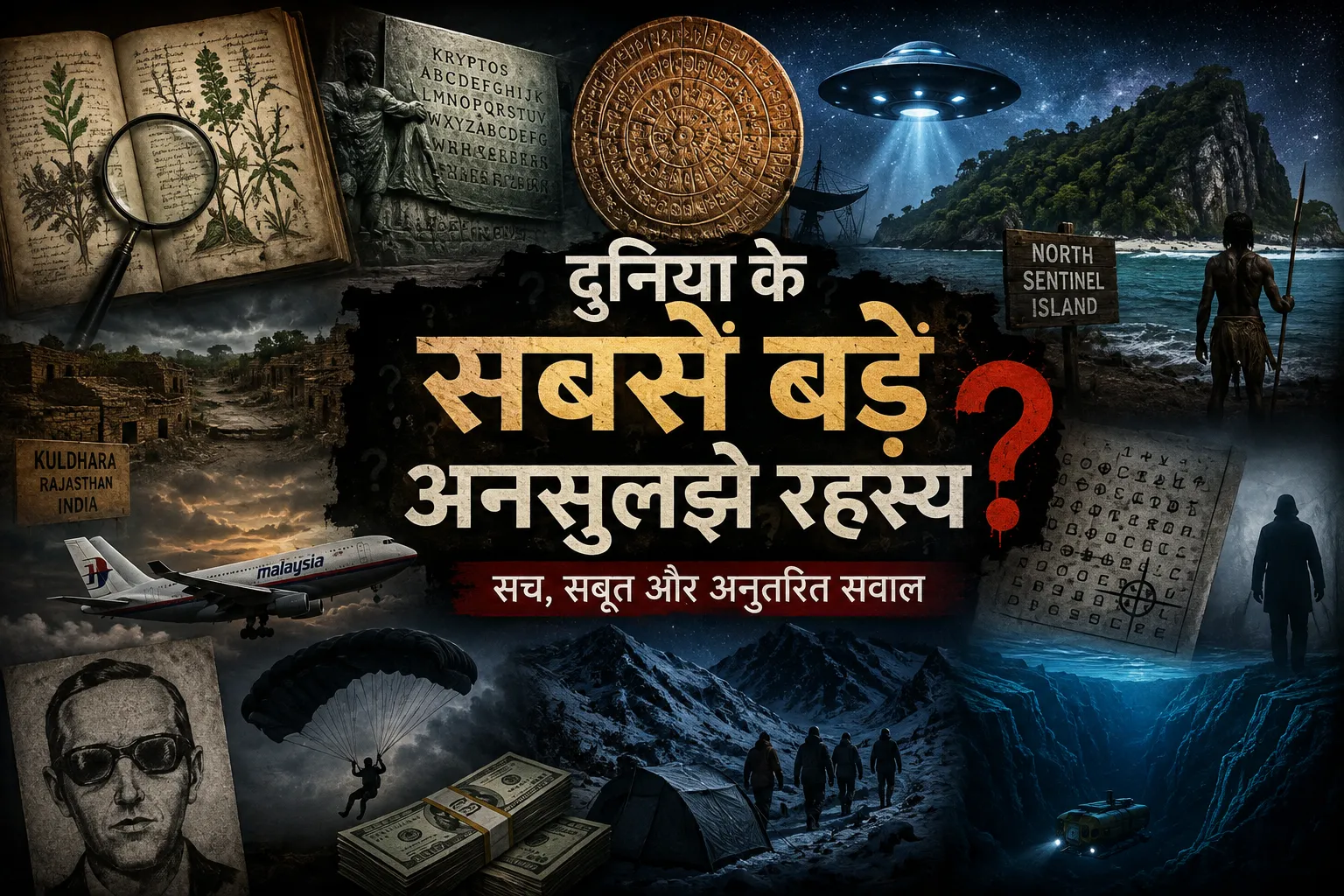 दुनिया के सबसे बड़े अनसुलझे रहस्य