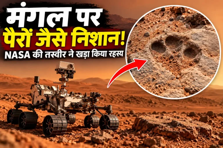 मंगल पर पैरों जैसे निशान और NASA का Curiosity Rover