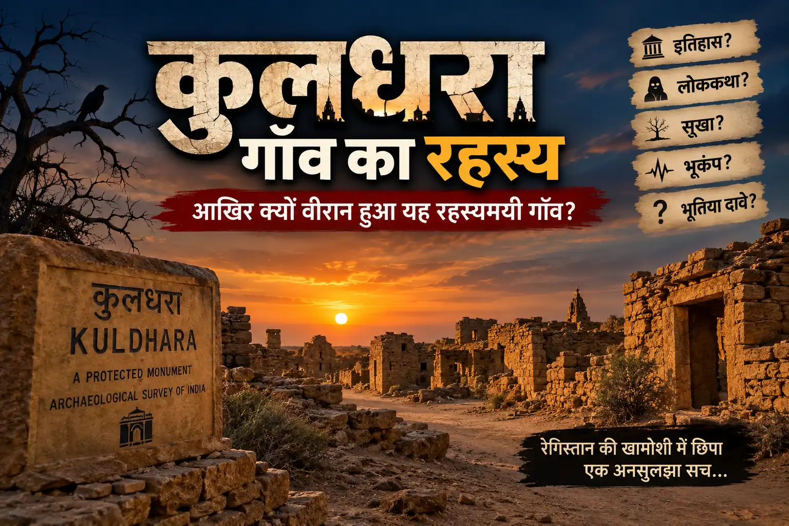 कुलधरा गाँव का रहस्य